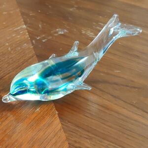 Vintage Vinci Hand Blown Glass by Dolphin